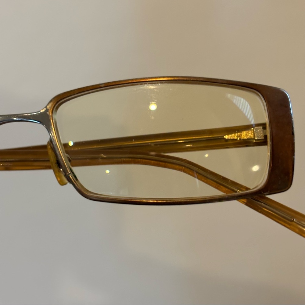 Jadore Dior rectangular metal and plastic frame e… - image 11